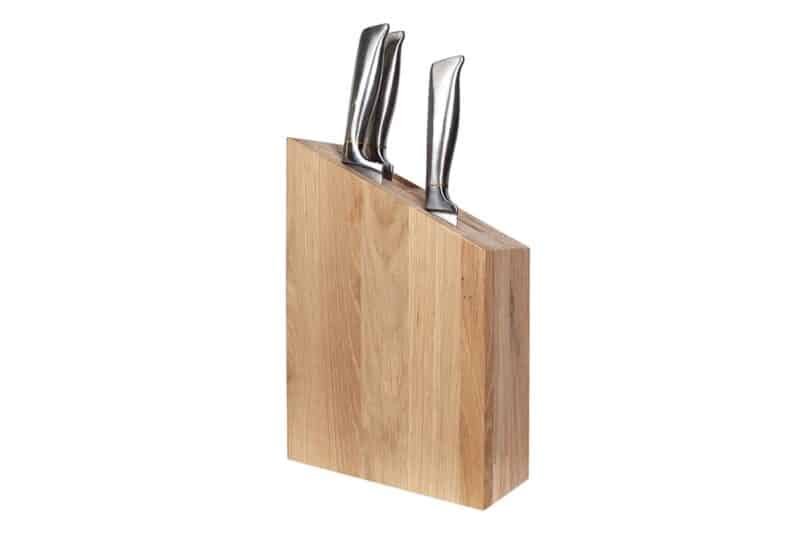 Knife Block - Oak (for 9 pcs)