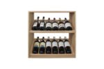 Wine shelf wood oak