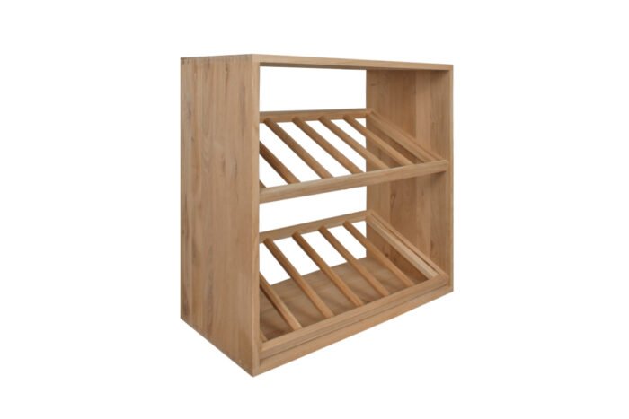 Wine holder wood oak