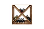 Wine holder wood pine