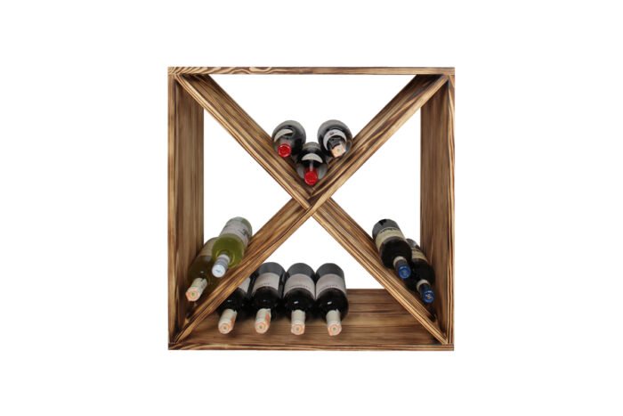Wine holder wood pine