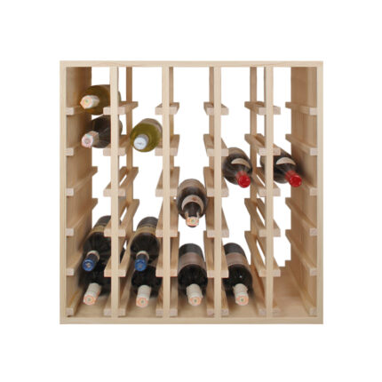 Wine shelf wood pine