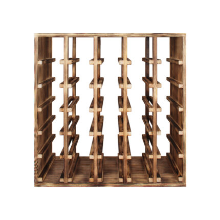 Wine racks in sustainable wood