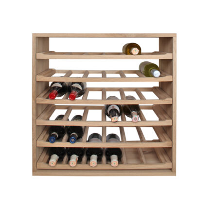 Wine rack wood oak