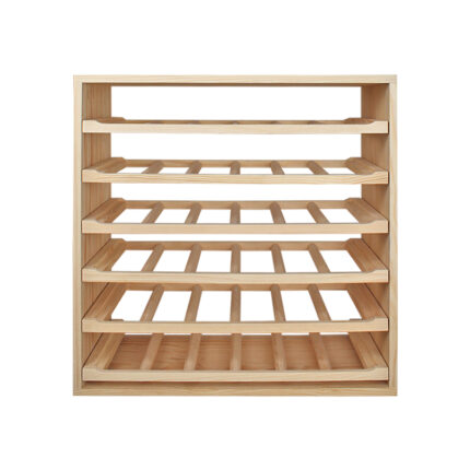 Wine racks in sustainable wood