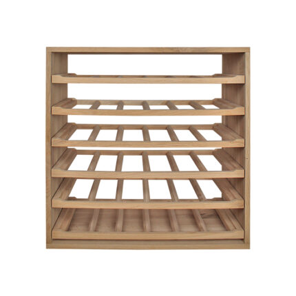 Wine racks in sustainable wood