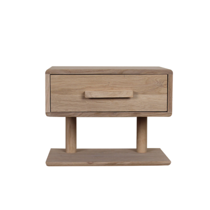 Bedside tables in minimalist wooden design