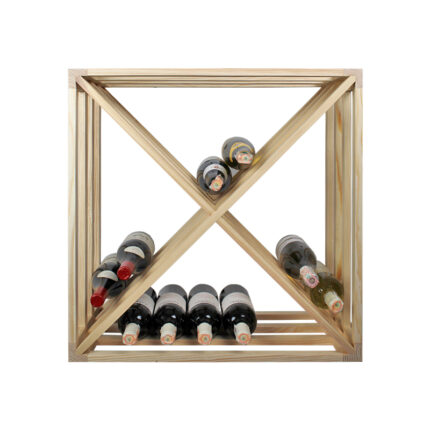 Winenest wine celler in pine wood with large flexibility