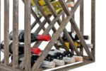 Winenest elegant wine storage in smoked oak wood