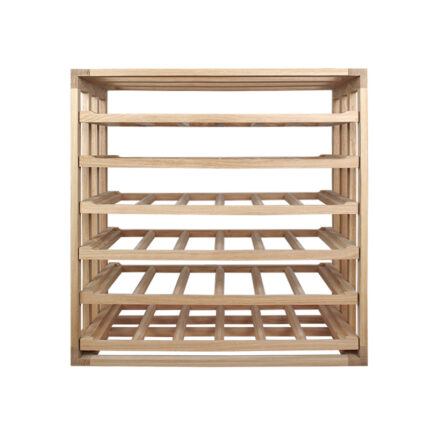 Wine racks in sustainable wood