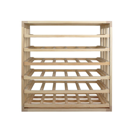 Wine racks in sustainable wood