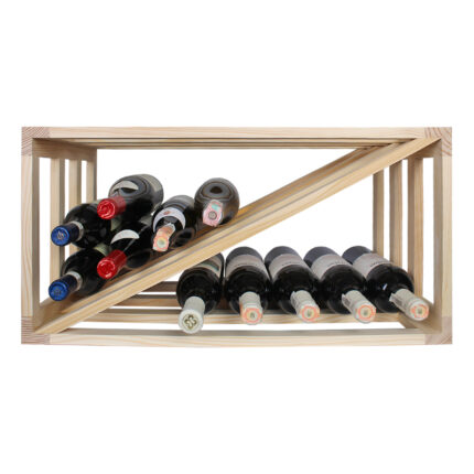 Winenest elegant wine storage in pine wood