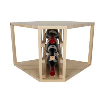 Winenest stackable wine shelf in pine wood