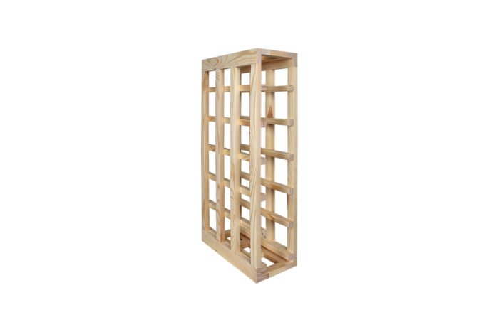 Winenest wine holder in pine wood assembled