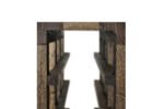 Winenest CO2 friendly wine rack in smoked oak wood