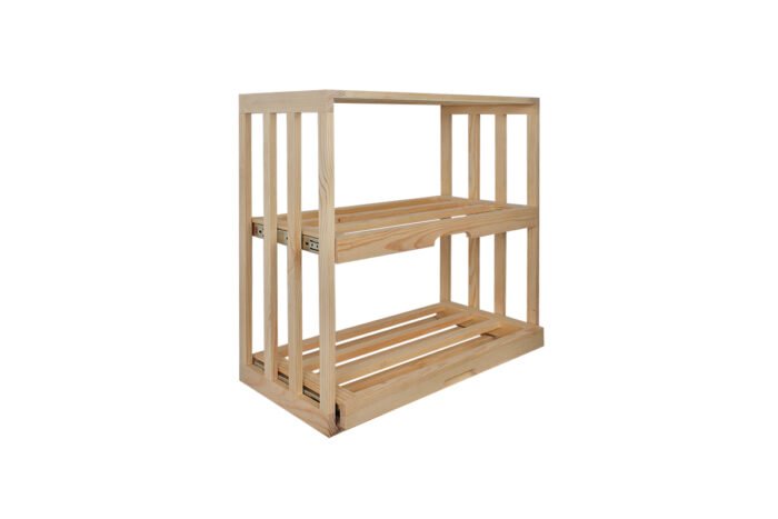 Winenest étagère à vin empilable en bois de pin