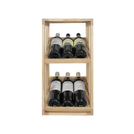 Winenest CO2 friendly wine rack in pine wood