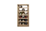 Winenest stackable wine shelf in oak wood