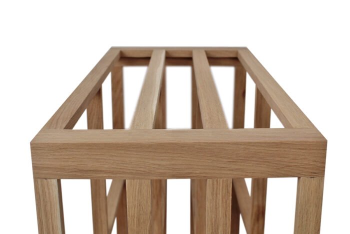Winenest CO2 friendly wine rack in oak wood