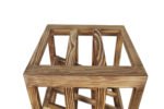 Winenest wine celler in burnt pine wood with large flexibility