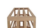 Winenest wine holder in oak wood assembled