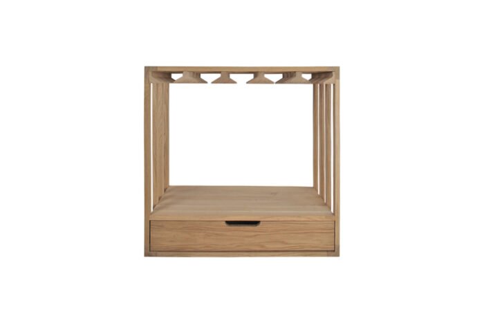 Winenest elegant wine storage in oak wood