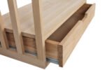 Winenest stackable wine shelf in oak wood