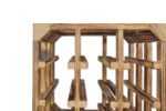 Winenest CO2 friendly wine rack in burnt pine wood