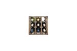 Winenest elegant wine storage in smoked oak wood