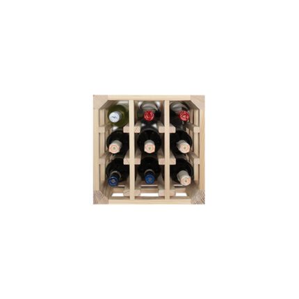 Winenest CO2 friendly wine rack in pine wood