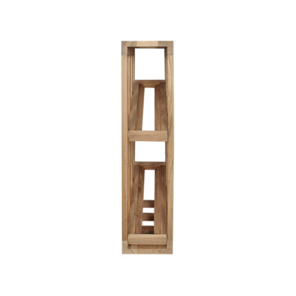 Winenest stackable wine shelf in oak wood