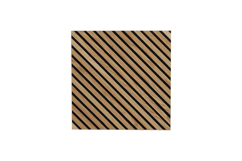 Acoustic Panel Diagonal - Oak (600x600x20)
