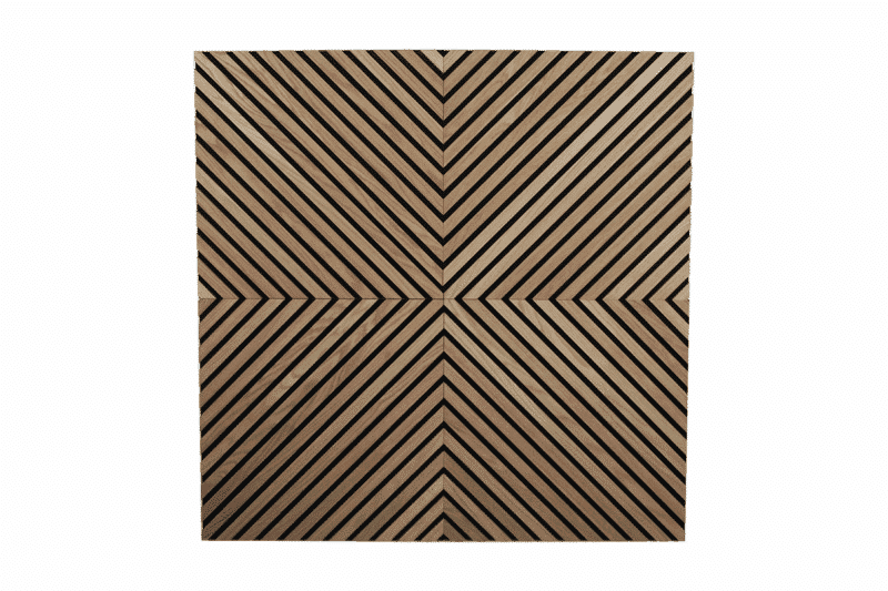 Acoustic Panel Diagonal - Oak (600x600x20) - Image 2
