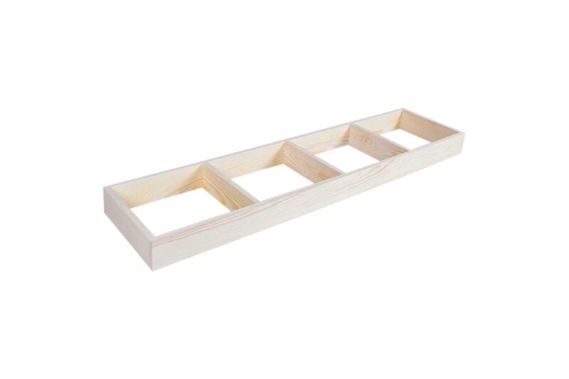 Wine Rack Base 120cm - Pine - Image 2