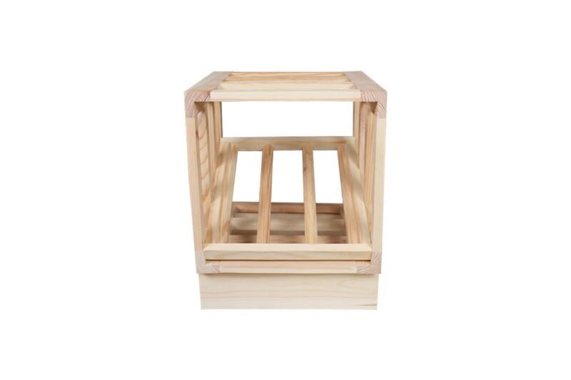 Wine Rack Base 30cm - Pine - Image 3