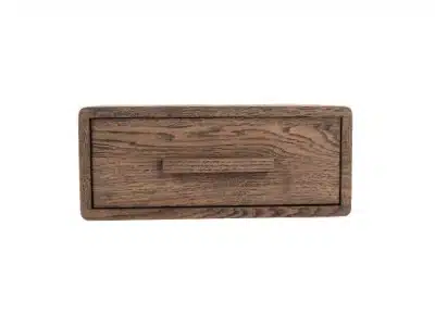 Bedside small smoked oak
