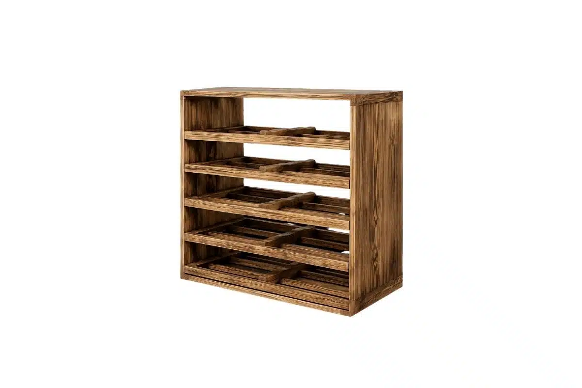 Wine Rack - Bruno - Burnt Pine - Image 2