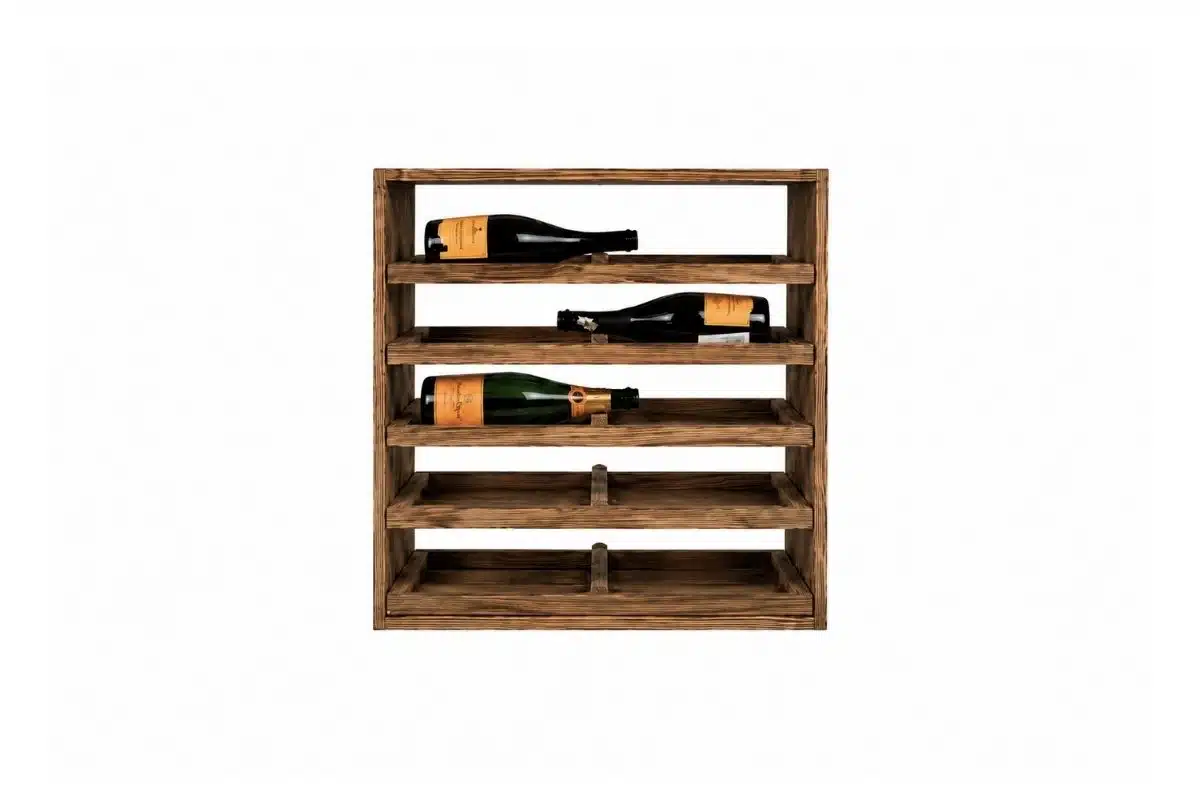 Wine Rack - Bruno - Burnt Pine - Image 4