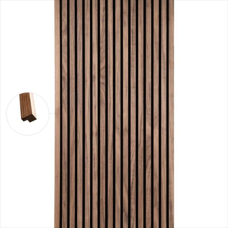 Corner for Acupanel - Walnut (2800x27x20) - Image 2