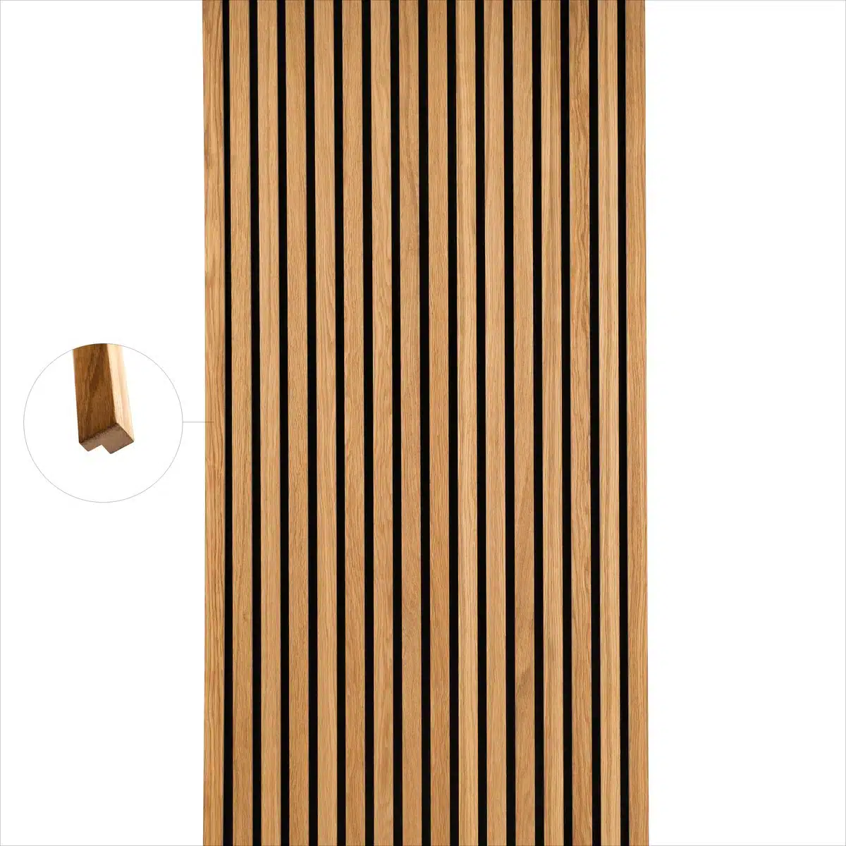 Corner for Acoustic Panel - Oak Oil - Image 2