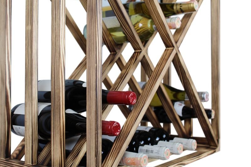 Wine Rack - Eva - Burnt Pine - Image 7