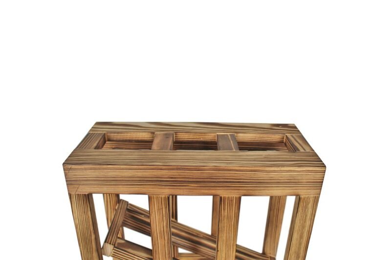 Wine Rack - Half Ana - Burnt Pine - Image 3