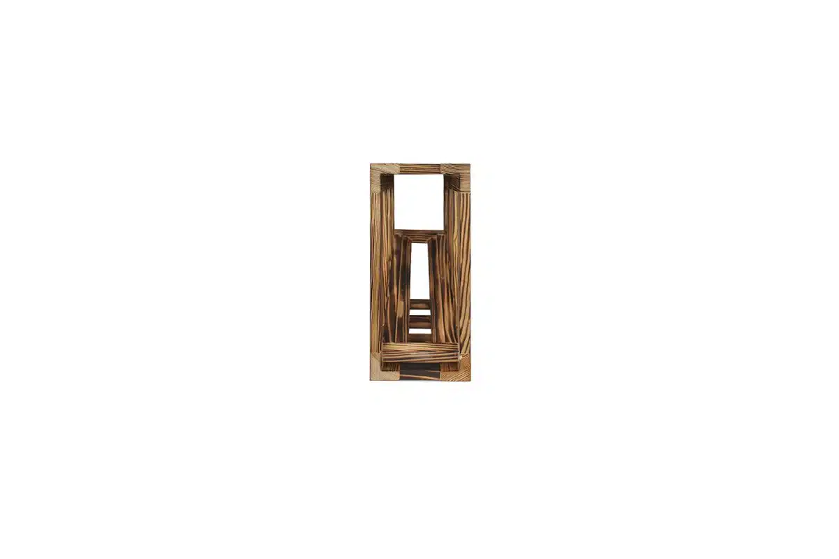 Wine Rack - Half Ana - Burnt Pine