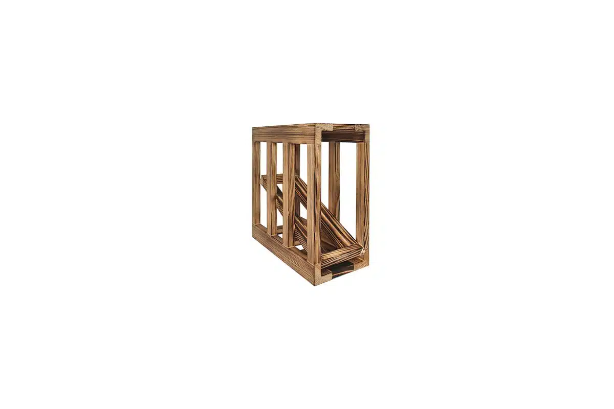 Wine Rack - Half Ana - Burnt Pine - Image 2