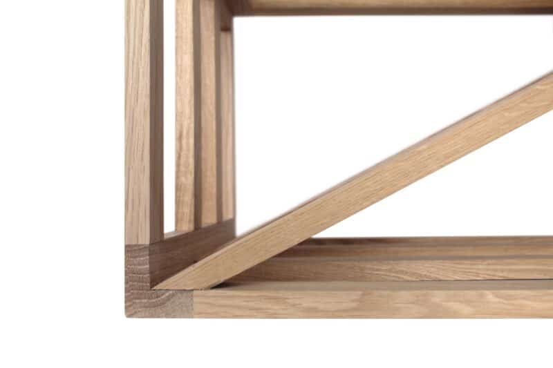 Wine Rack - Half Eva - Oak - Image 4