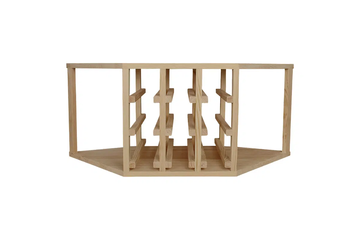 Wine Rack - Half Jax Corner - Oak