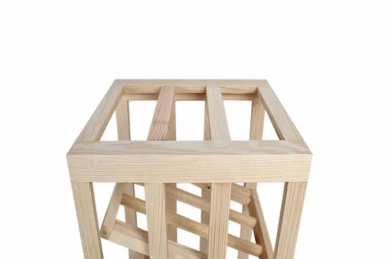 Wine Rack - Half Mia Vertical - Pine - Image 4
