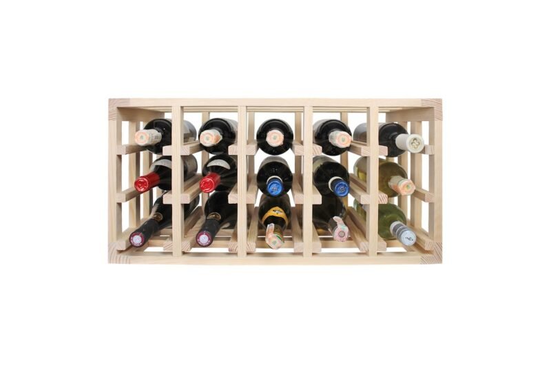 Wine Rack - Half Rex Horizontal - Pine - Image 2