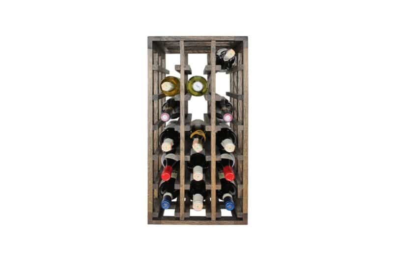 Wine Rack - Half Rex Vertical - Smoked Oak - Image 2