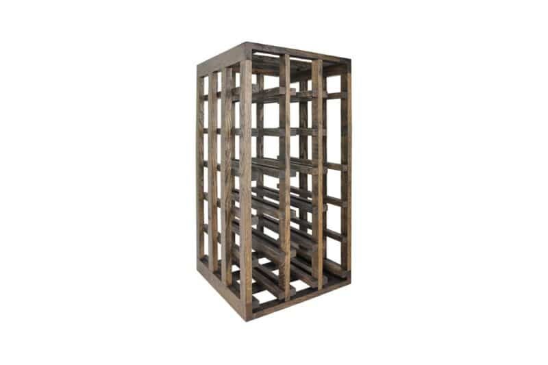 Wine Rack - Half Rex Vertical - Smoked Oak - Image 3